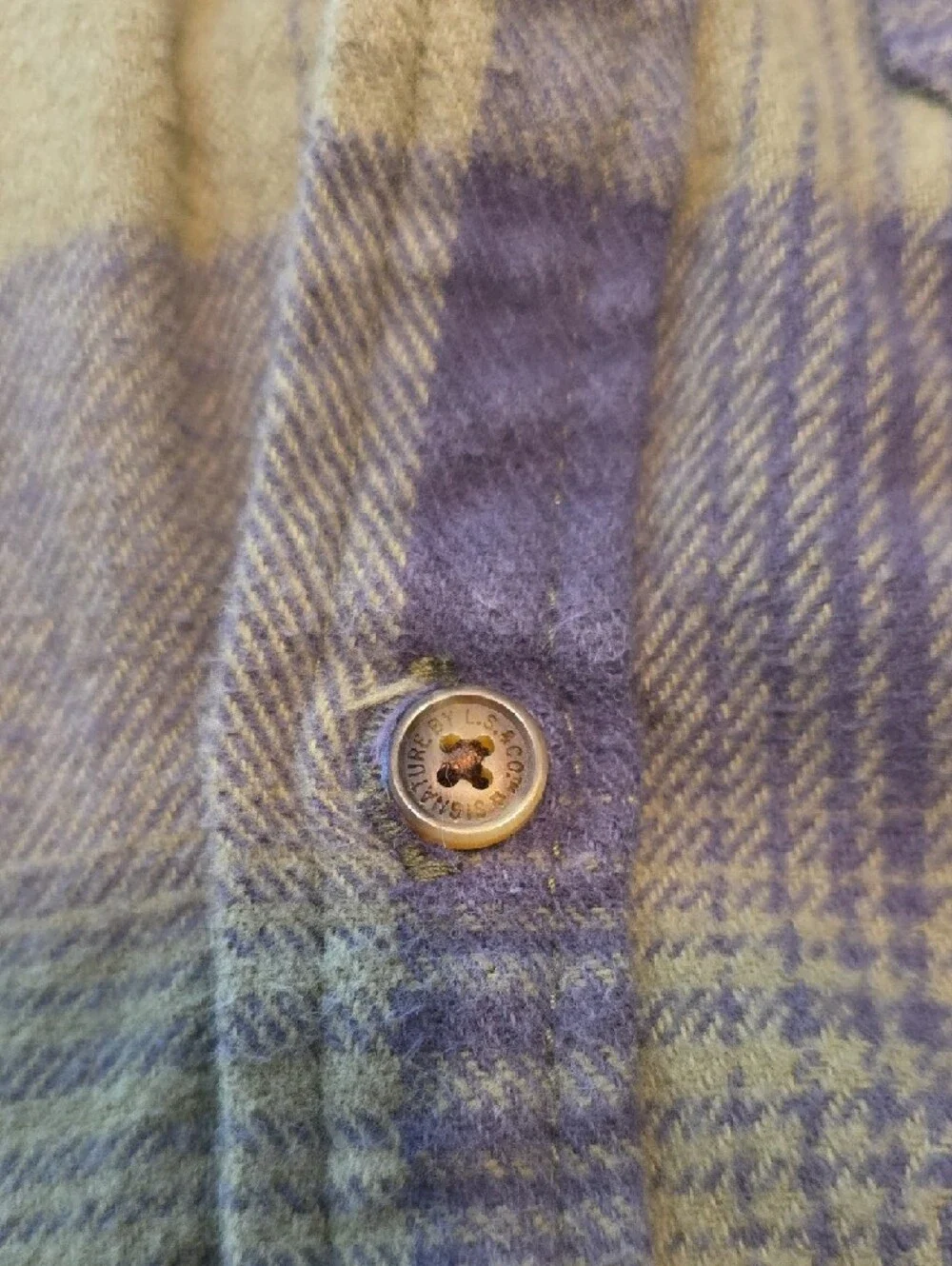 Levi's Boys Green Blue Plaid Hooded Flannel Shacket Shirt Size 4/5 90s Grunge